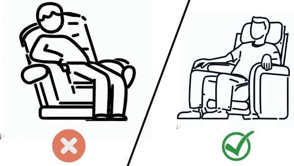 Improper Posture and proper posture while sitting in a recliner, are recliners bad for your hips