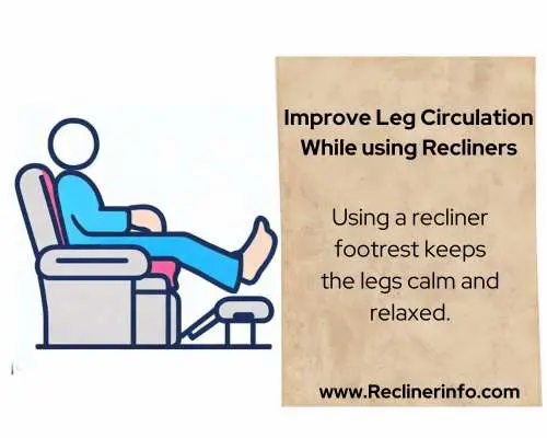 Improve Leg Circulation While using Recliners, are recliners bad for leg circulation